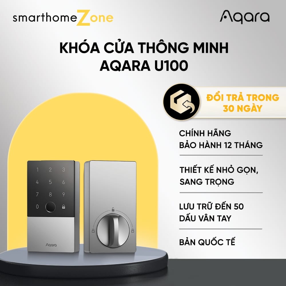 Khoá cửa thông minh Aqara U100 DL-D10D Smart Lock