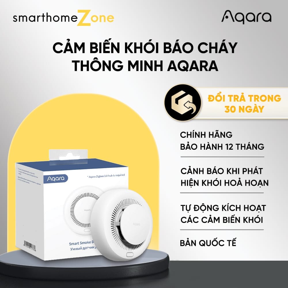 Cảm biến khói báo cháy thông minh Aqara Smoke Sensor