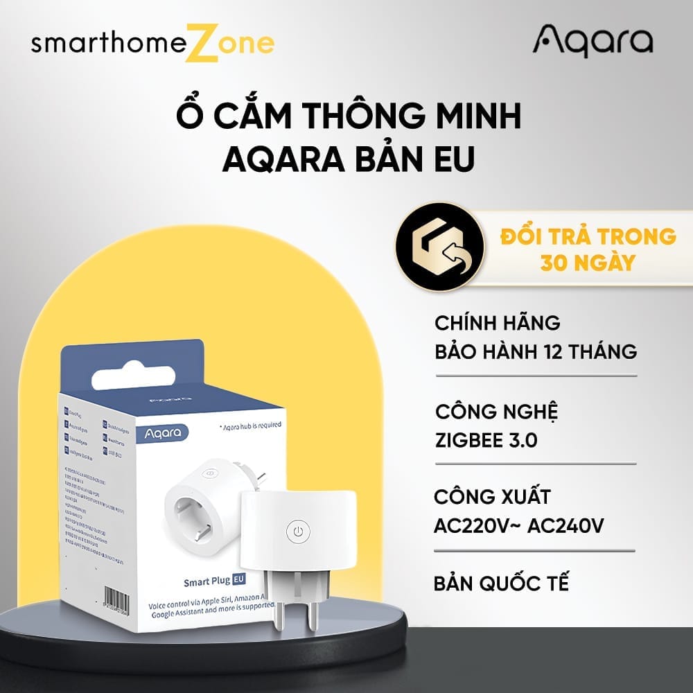 Ổ cắm điện thông minh Aqara Smart Plug EU SP-EUC01