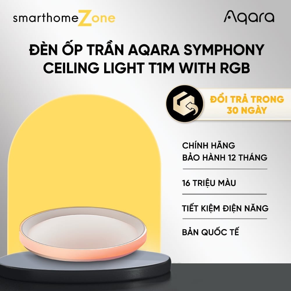 Đèn ốp trần Aqara T1M/T1 Symphony Ceiling Light CL-L02D