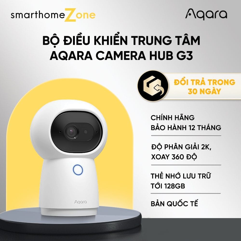 Camera Aqara G3 Indoor 2K AI Tracking