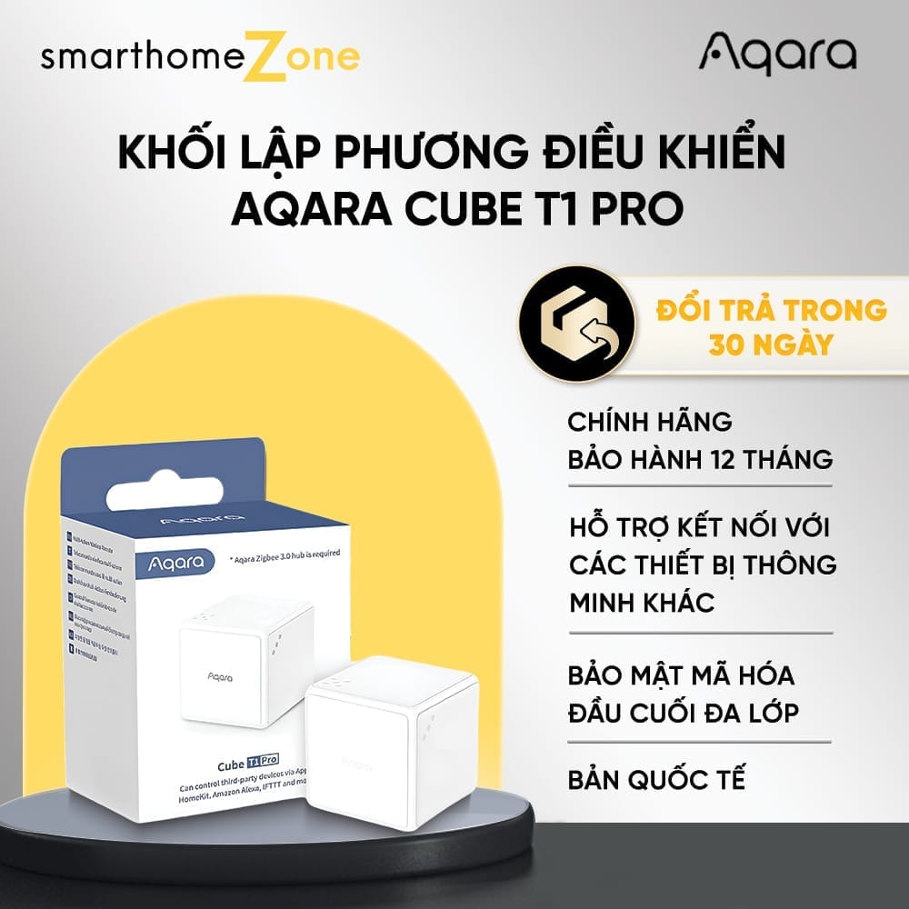 Điều khiển không dây Aqara Cube T1 Pro CTP-R01