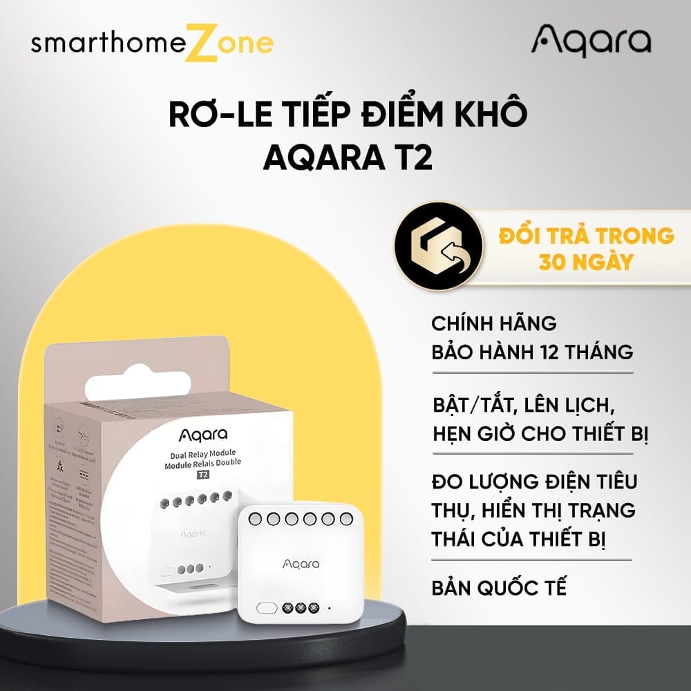 Module thông minh Aqara Dual Relay T2 DCM-K01