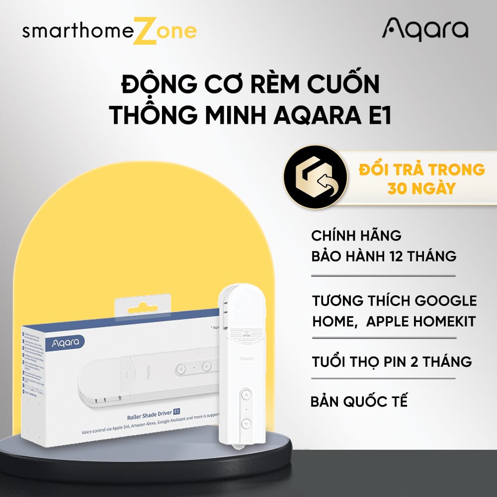Bộ điều khiển rèm cuốn Aqara Roller Shade Driver E1