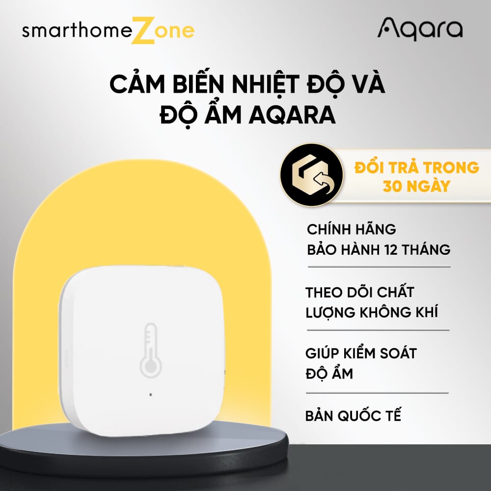 Cảm Biến Nhiệt Độ Và Độ Ẩm Aqara T1
