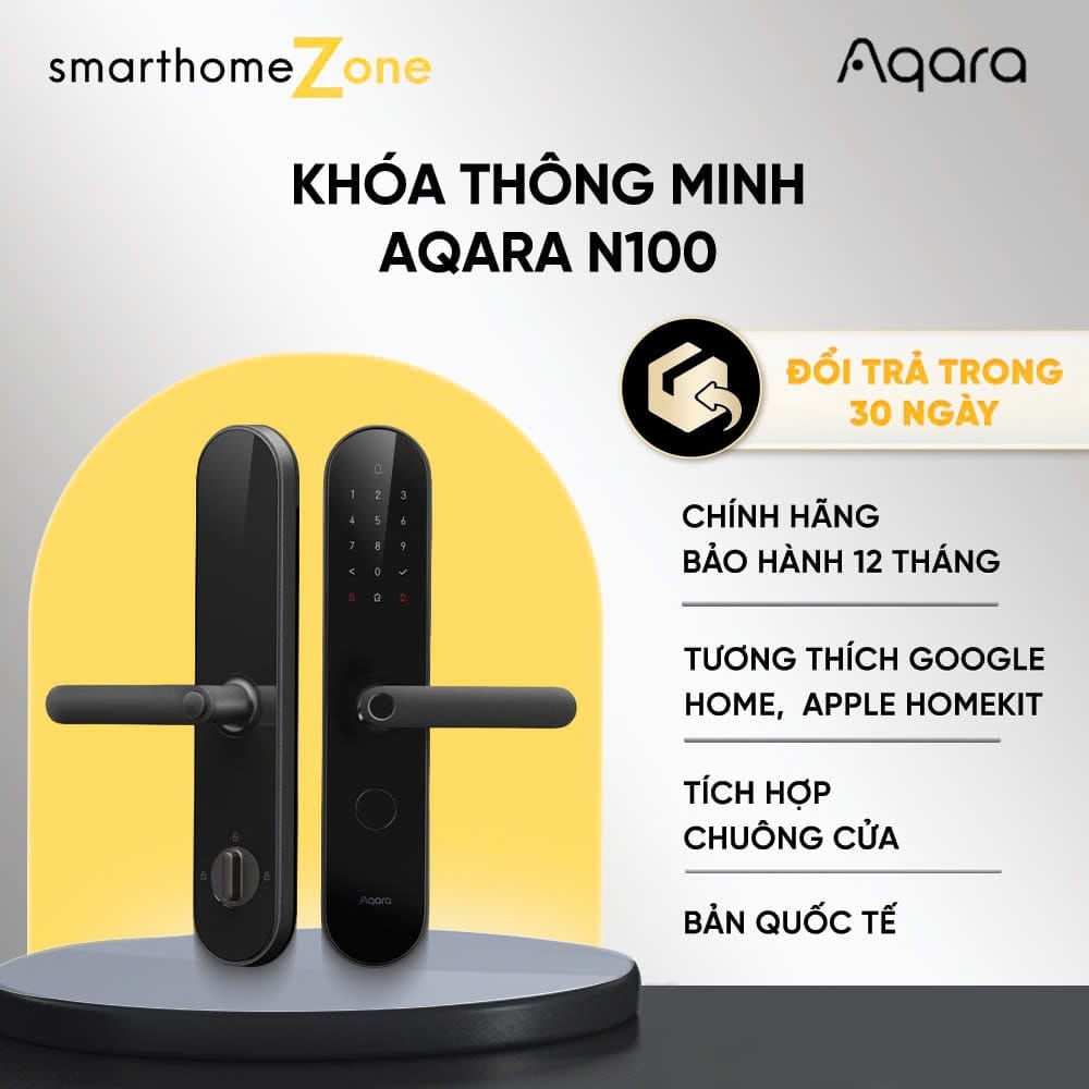 Khóa Thông Minh Aqara N100 ZNMS16LM Smart Door Lock