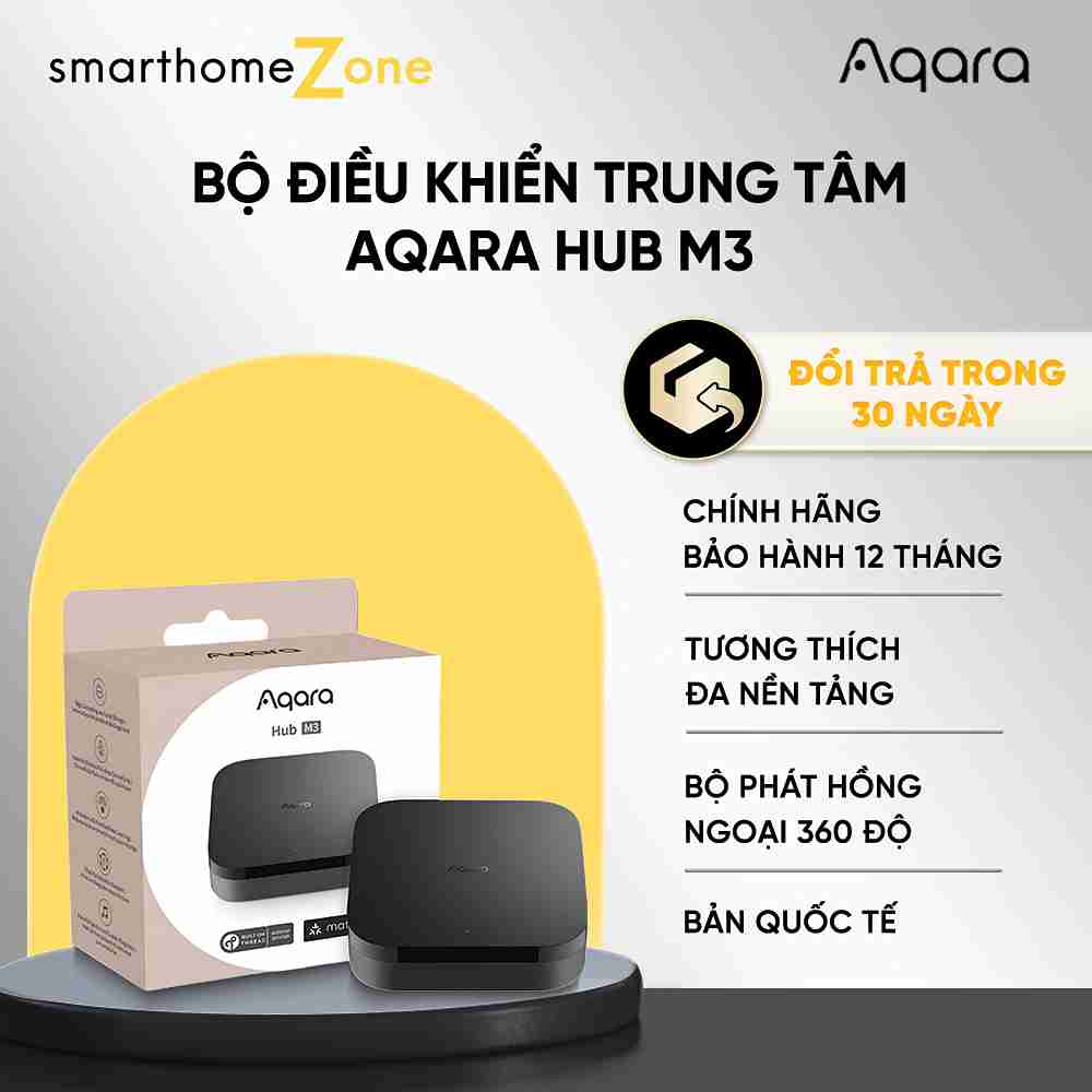 Bộ trung tâm Aqara Hub M3 Zigbee & Matter