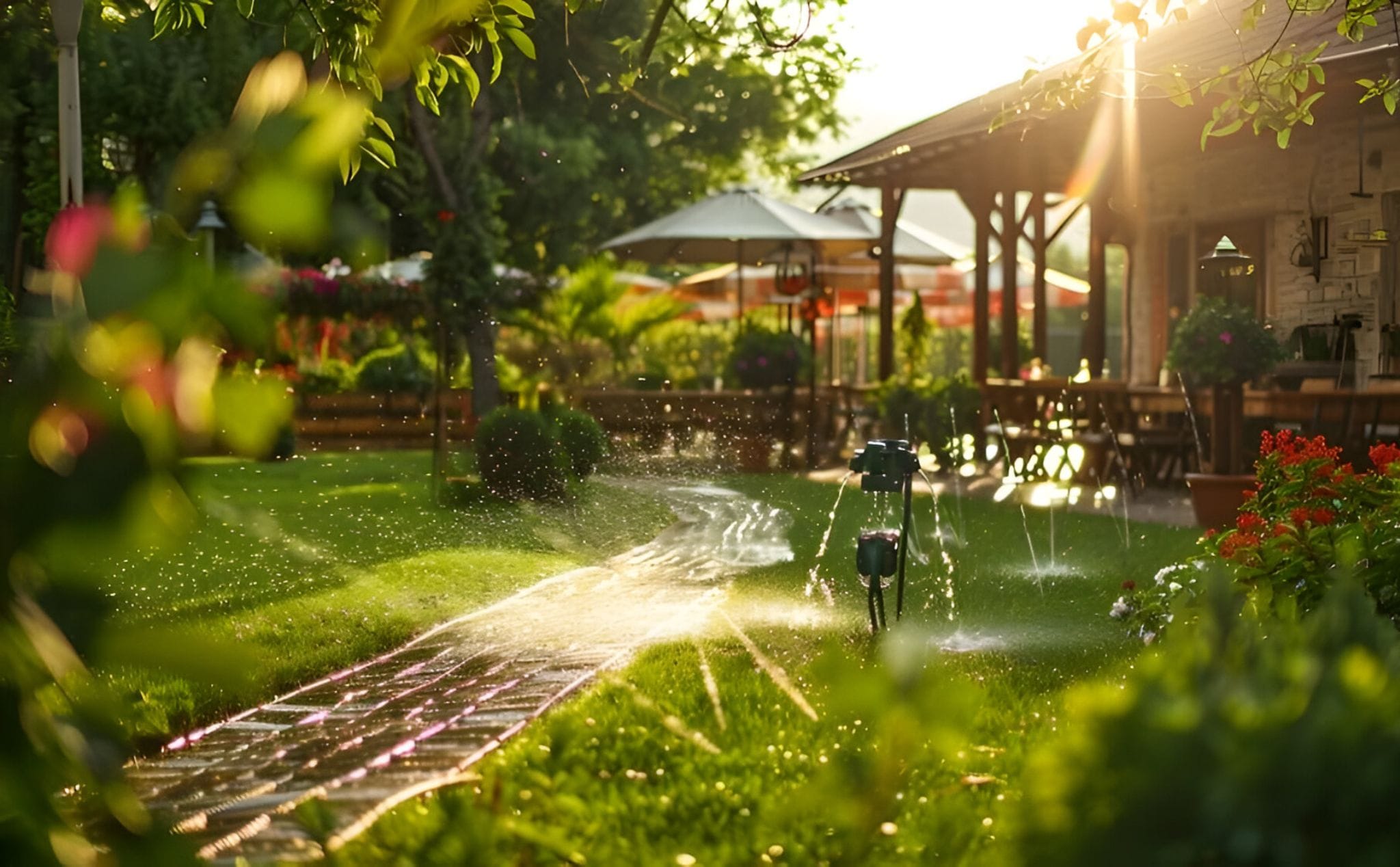 Hệ Thống Tưới Nước Sân Vườn Tự Động 4 Hệ Thống Tưới Nước Sân Vườn Tự động (3)
