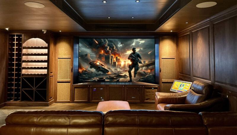 Karaoke & Phòng Chiếu Phim Thông Minh – Trọn Gói, Đẳng Cấp! 15 Phong Giai Tri Gia Dinh Sang Trong Dang Cap Voi Klipsch Thx Ultra2 85 800x455